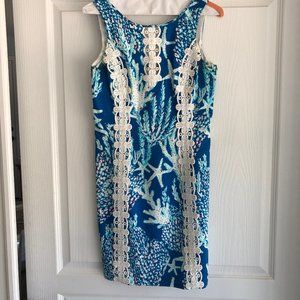 Lily Pulitzer Blue Shift Dress